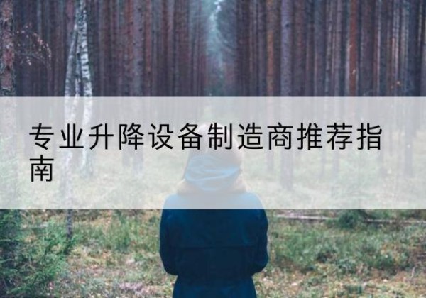元氏电动剪叉升降平台厂家-专业升降设备制造商推荐指南